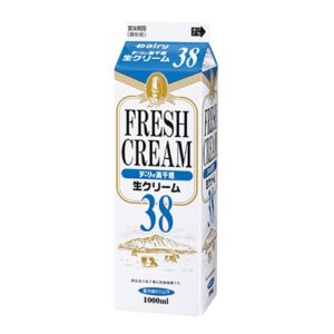 高千穂生クリーム38 純生クリーム 乳脂肪38％ 九州産生乳100％ 業務用 1L